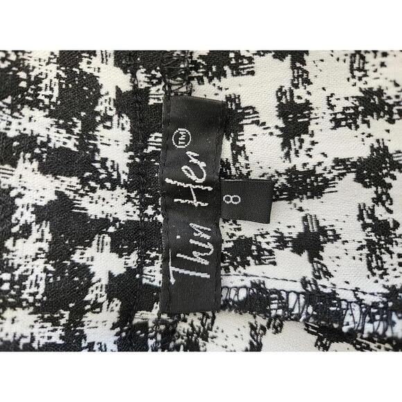 Thin Her size 8 black & white high rise slimming pants - Picture 4 of 4